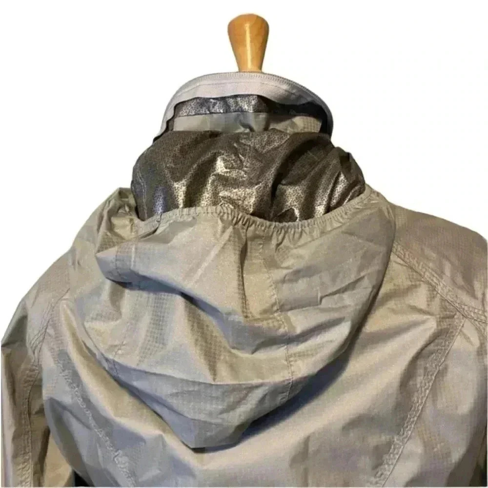 Women’s Grey Avalanche Windbreaker Size M outdoor apparel waterproof weather - Picture 6 of 7